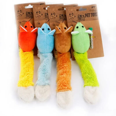 Irresistibly Enticing Long Tail Mouse Plush Catnip Toy In Various Colors